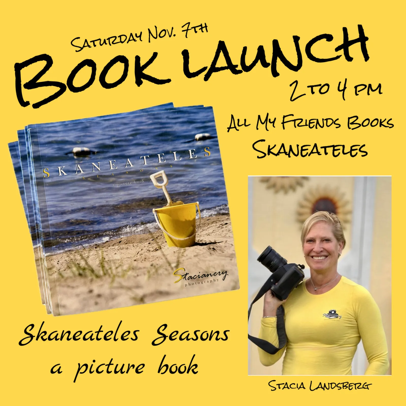 Stacianery Skaneateles Book Launch